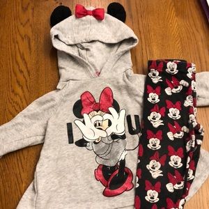 Girls Minnie Mouse Outfit